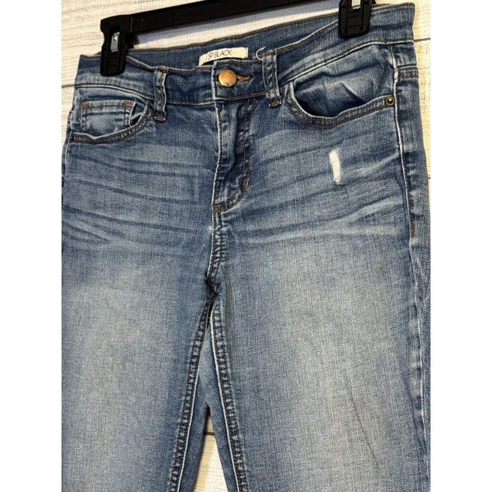 Sneak Peek SP Distressed Raw Hem Jeans – Women’s Size 27 - Picture 7 of 14
